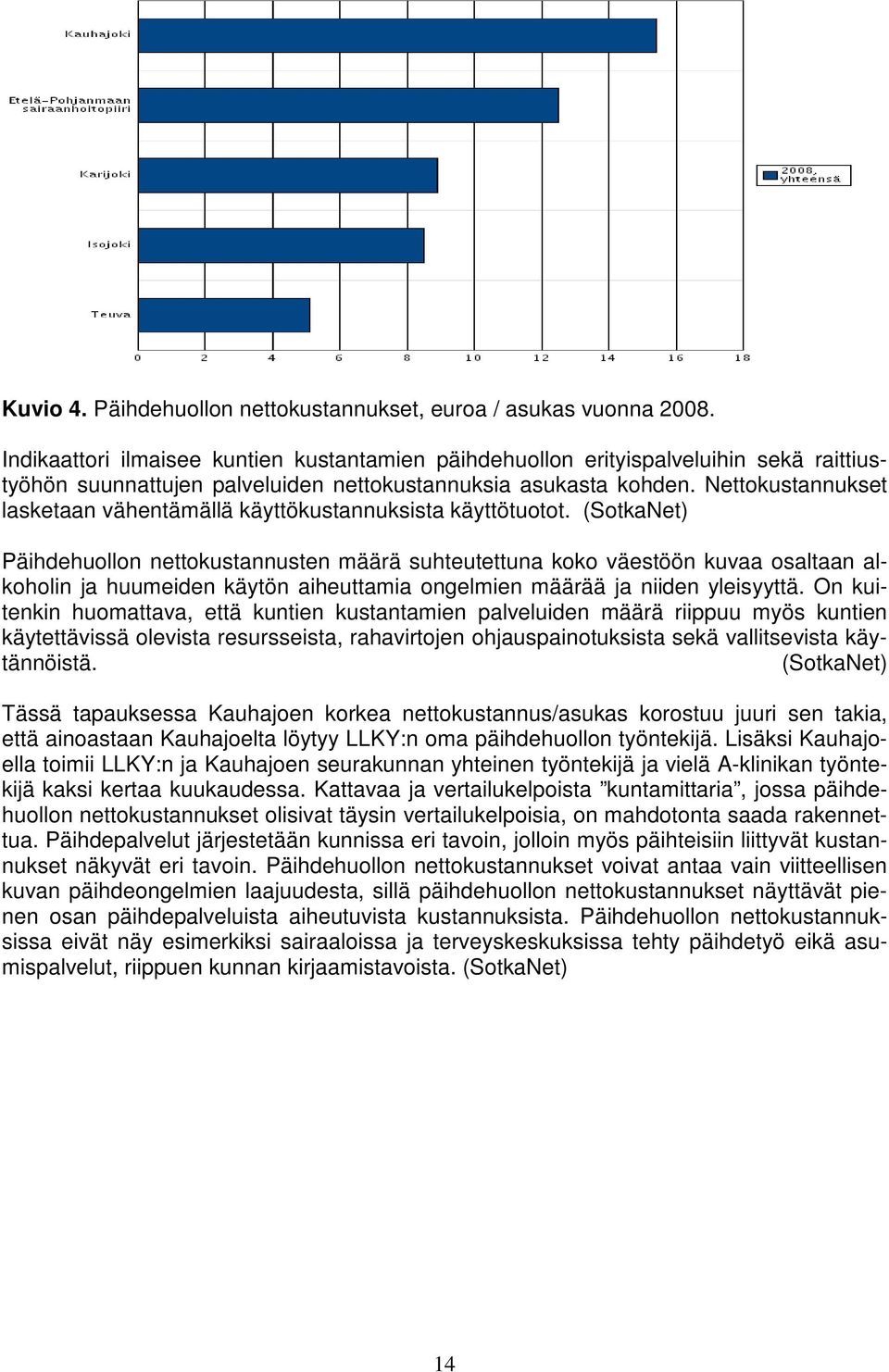 Nettokustannukset lasketaan vähentämällä käyttökustannuksista käyttötuotot.