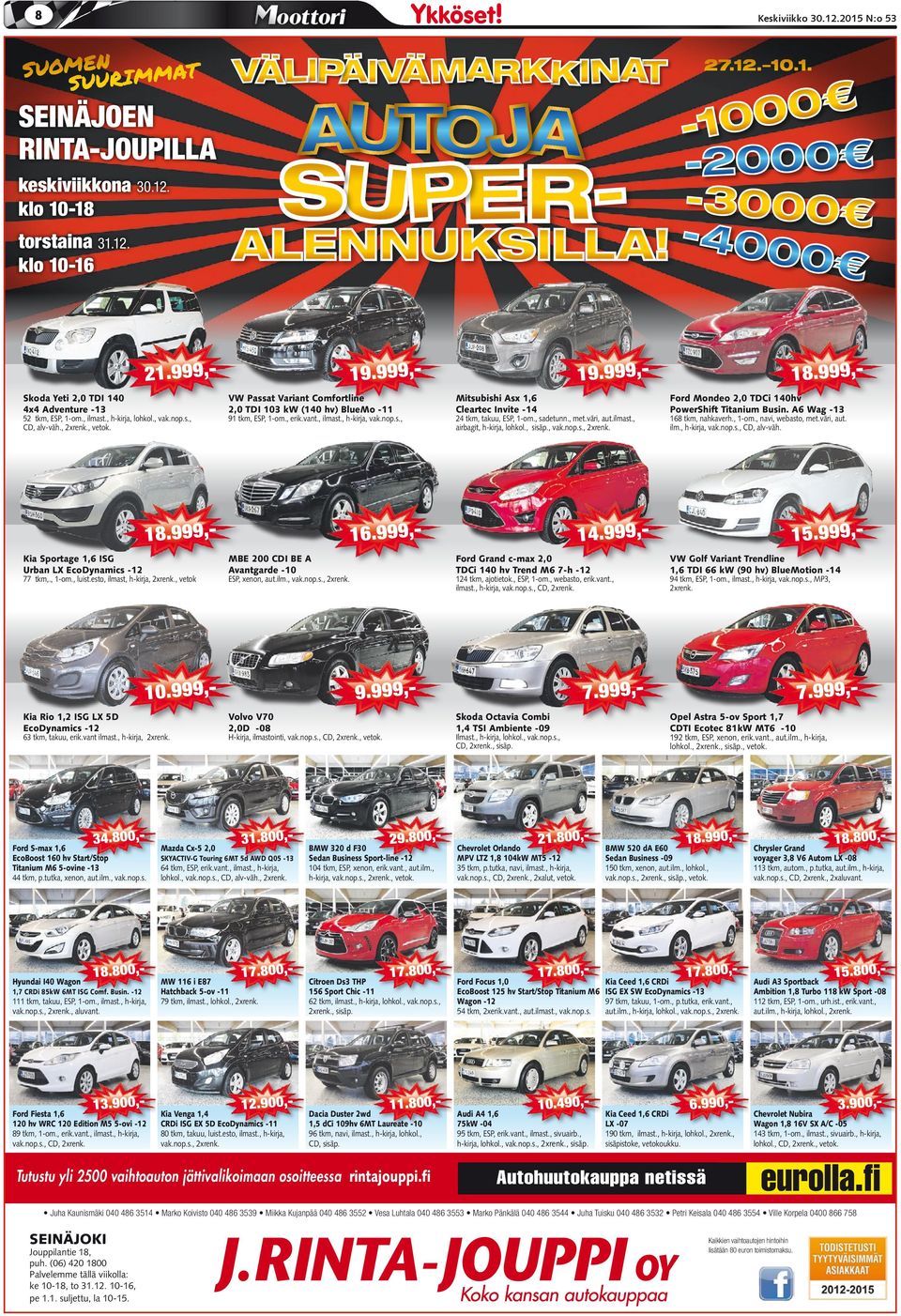 999,Kia Sportage 1,6 ISG Urban LX EcoDynamics -12 77 tkm,., 1-om., luist.esto, ilmast, h-kirja,, vetok 63 tkm, takuu, erik.vant ilmast., h-kirja, 34.