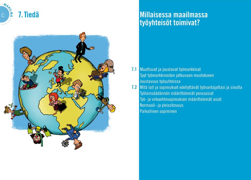 1 Muuttuvat ja joustavat työmarkkinat Syyt työmarkkinoiden jatkuvaan muutokseen Joustavuus