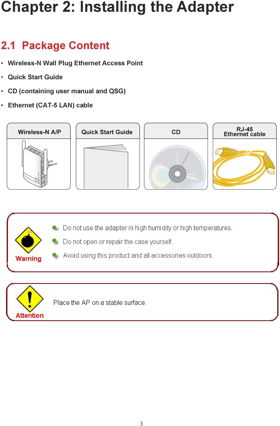 Ethernet Access Point Quick Start Guide CD