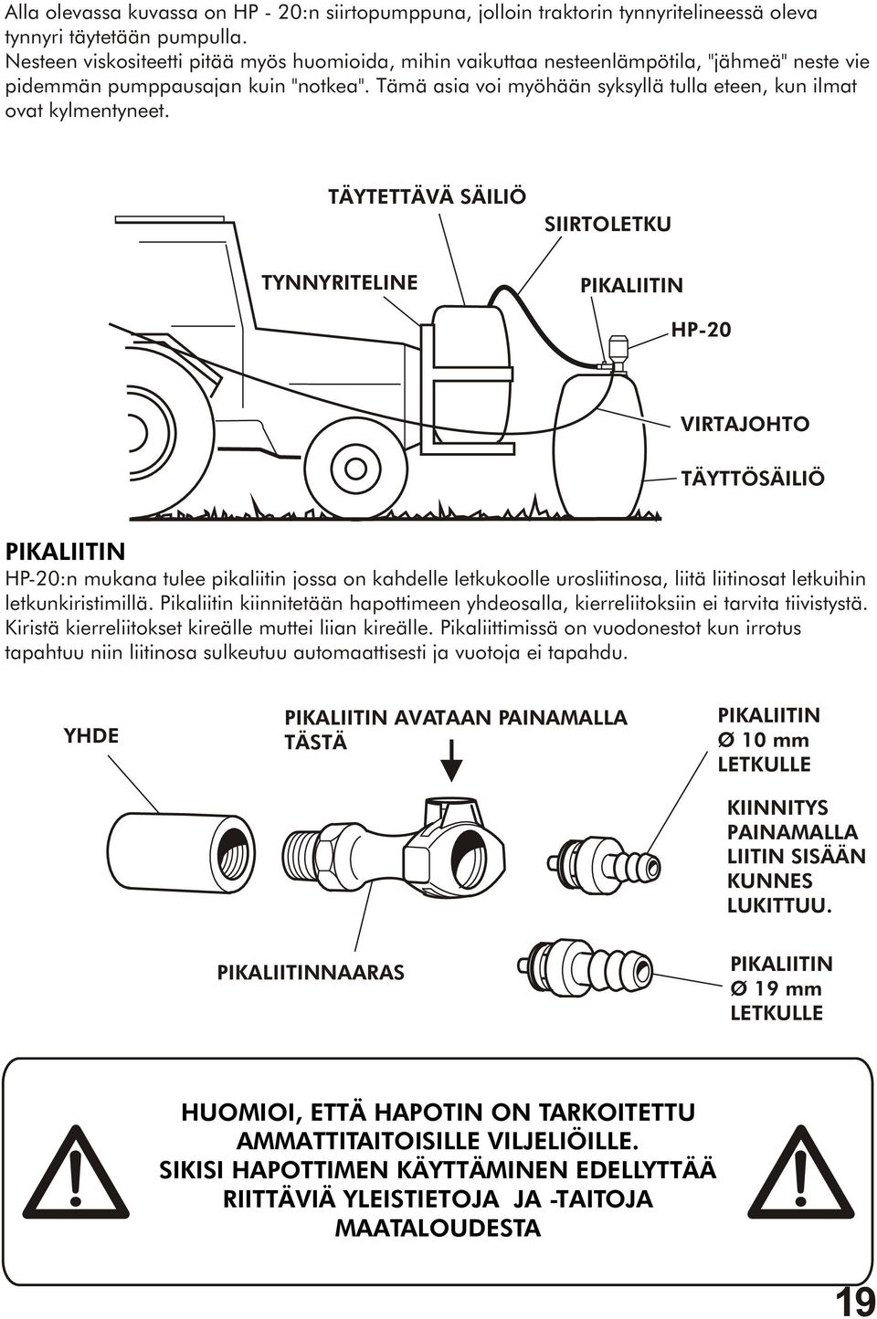 Tämä asia voi myöhään syksyllä tulla eteen, kun ilmat ovat kylmentyneet.