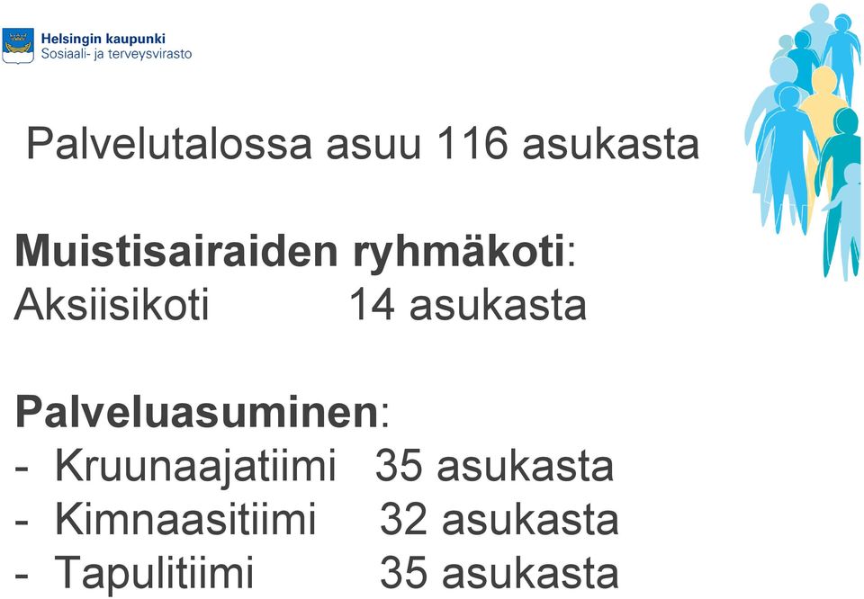 asukasta Palveluasuminen: - Kruunaajatiimi 35