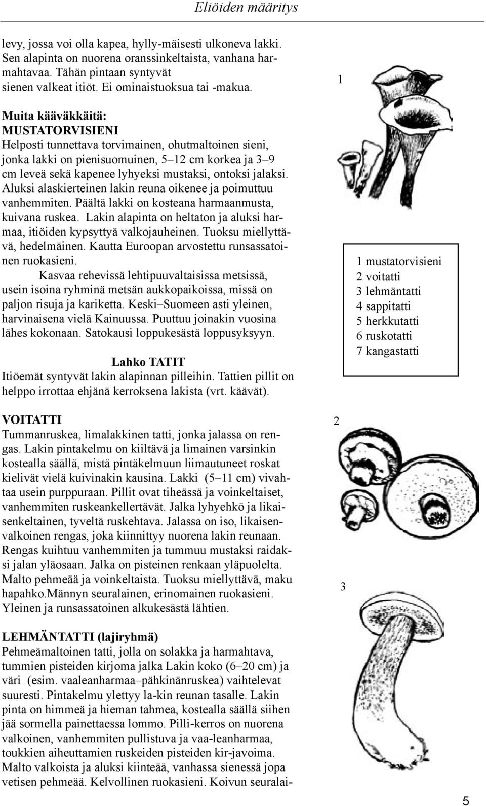 Aluksi alaskierteinen lakin reuna oikenee ja poimuttuu vanhemmiten. Päältä lakki on kosteana harmaanmusta, kuivana ruskea.