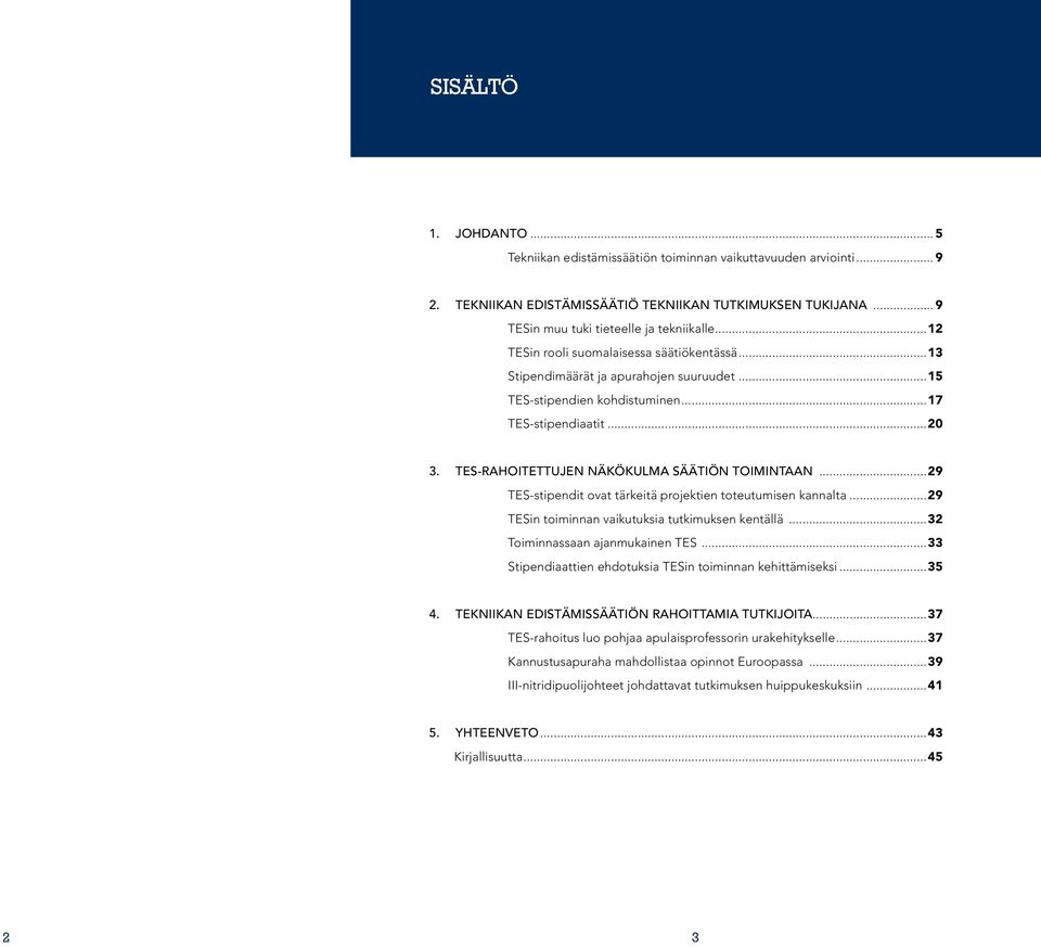 TES-RAHOITETTUJEN NÄKÖKULMA SÄÄTIÖN TOIMINTAAN...29 TES-stipendit ovat tärkeitä projektien toteutumisen kannalta...29 TESin toiminnan vaikutuksia tutkimuksen kentällä.