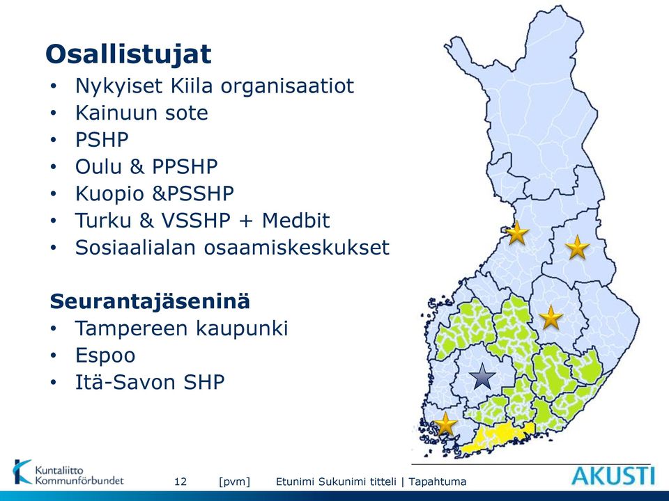 Sosiaalialan osaamiskeskukset Seurantajäseninä Tampereen