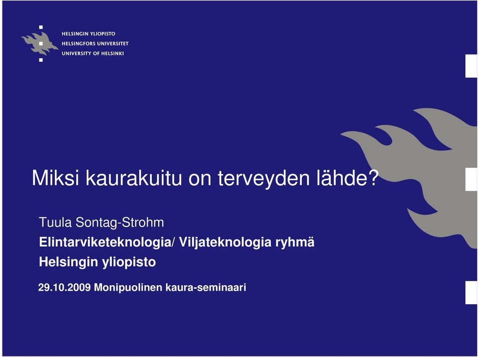 Elintarviketeknologia/ Viljateknologia
