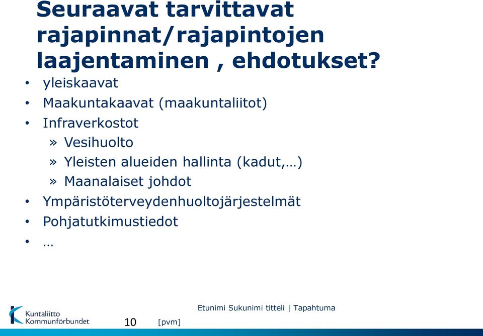 Yleisten alueiden hallinta (kadut, )» Maanalaiset johdot