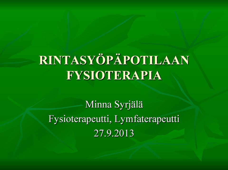 Syrjälä