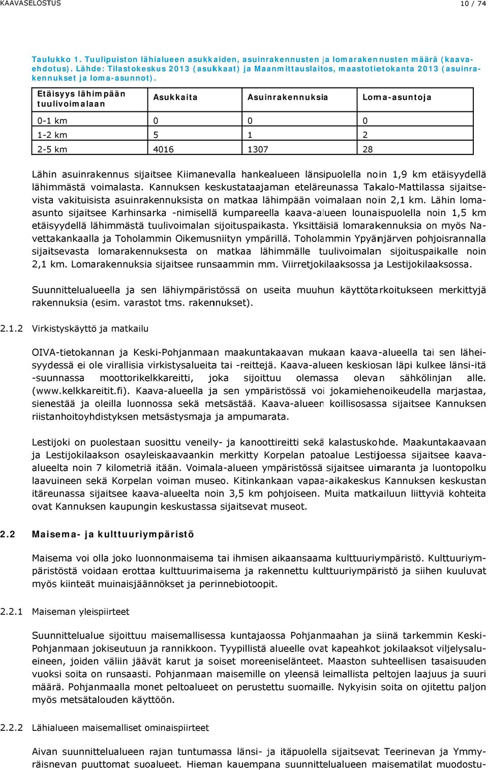 ta rakennetussaa viljely-ympäristössä näkymiä rajoittaa polveileva metsänreuna ja alueen raken- met- nukset.