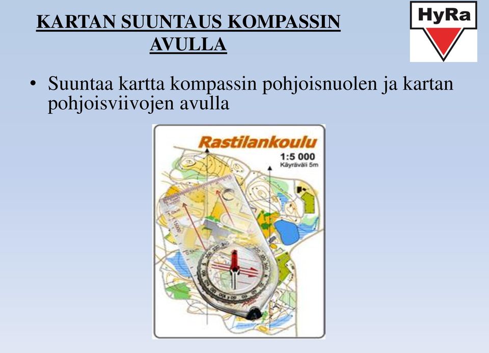 kompassin pohjoisnuolen