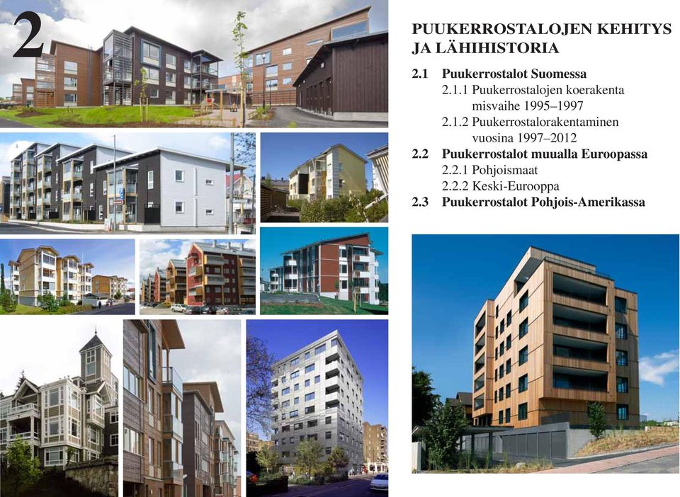 1.2 Puukerrostalorakentaminen vuosina 1997 2012 2.