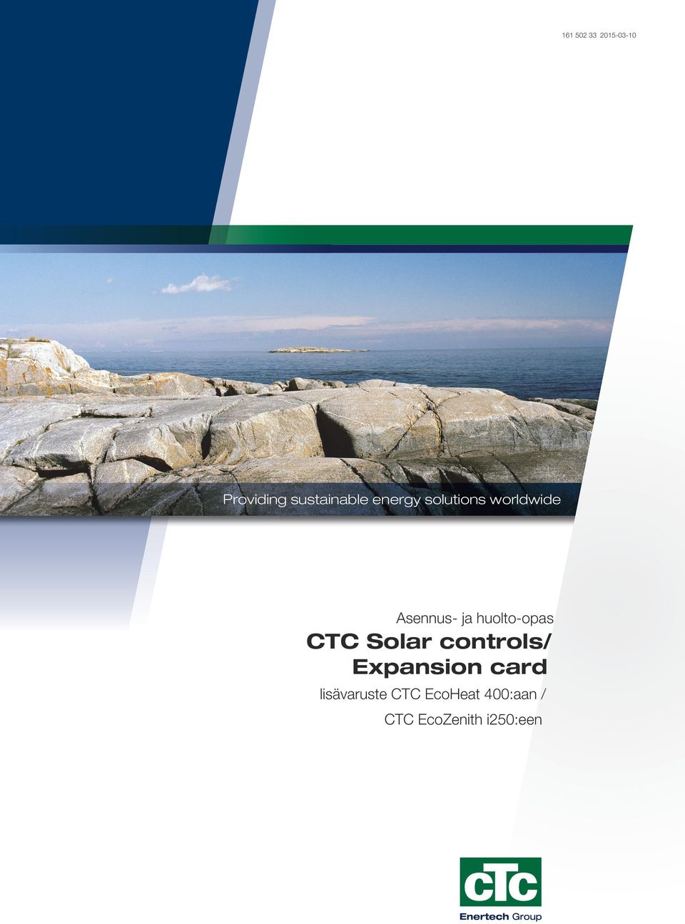 huolto-opas CTC Solar controls/ Expansion card