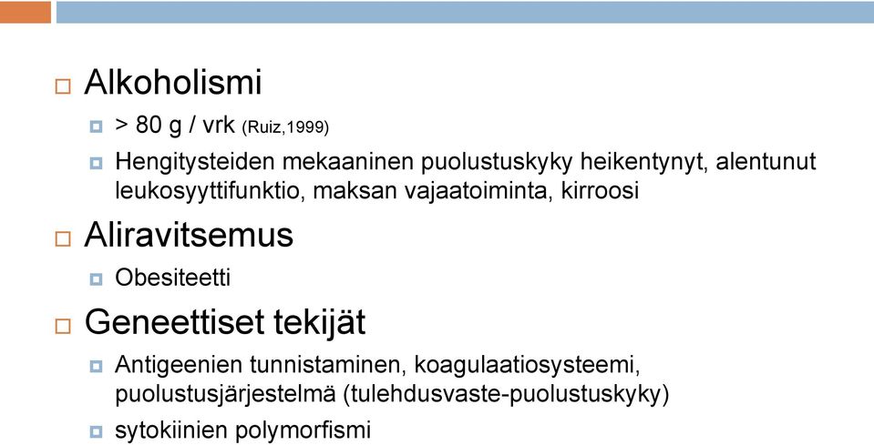 Aliravitsemus Obesiteetti Geneettiset tekijät Antigeenien tunnistaminen,