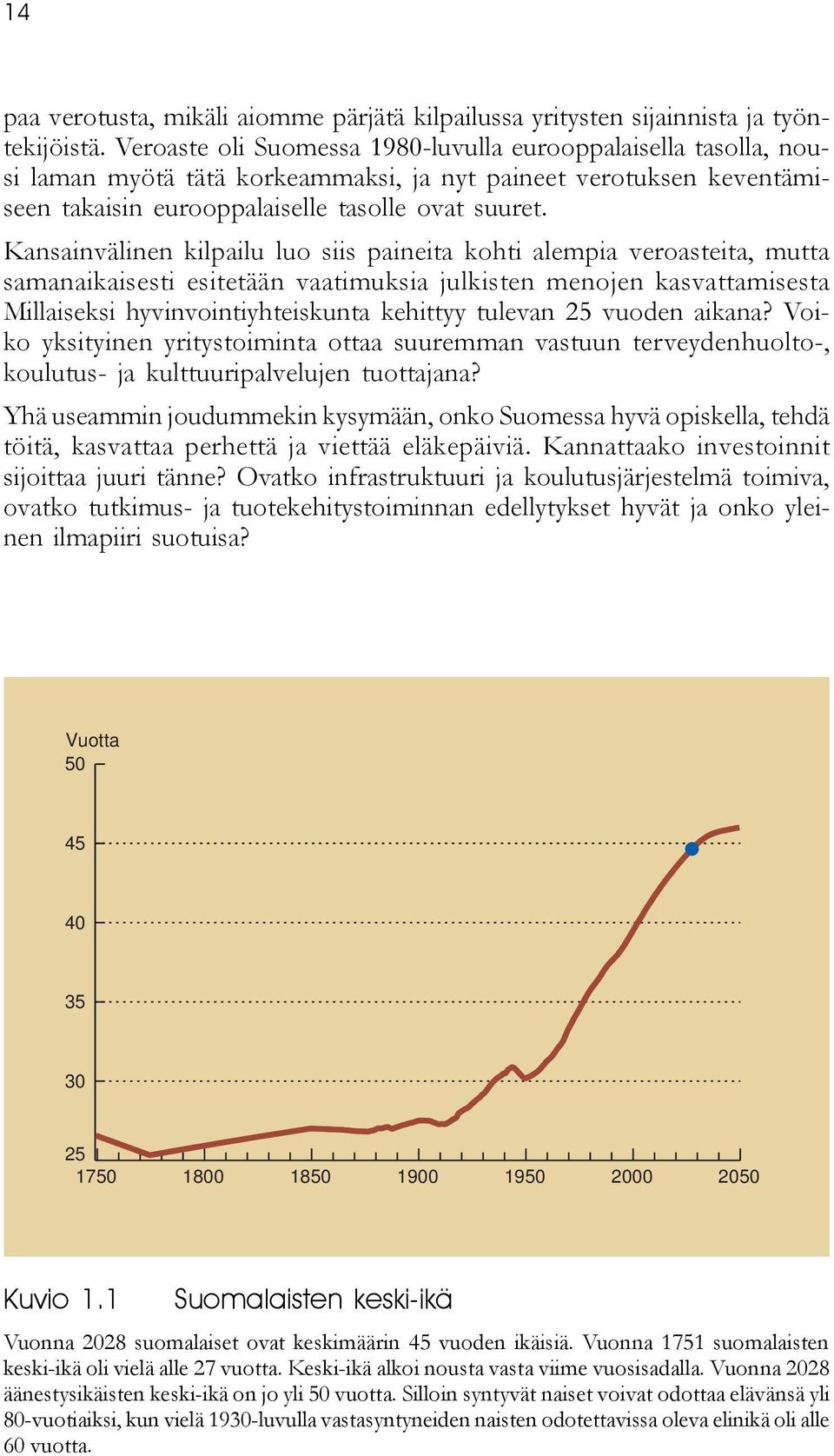 Kansainvälinen kilpailu luo siis paineita kohti alempia veroasteita, mutta samanaikaisesti esitetään vaatimuksia julkisten menojen kasvattamisesta Millaiseksi hyvinvointiyhteiskunta kehittyy tulevan