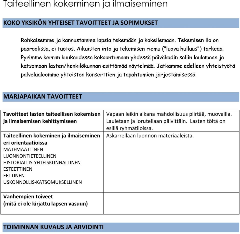 Jatkamme edelleen yhteistyötä palvelualeemme yhteisten konserttien ja tapahtumien järjestämisessä.