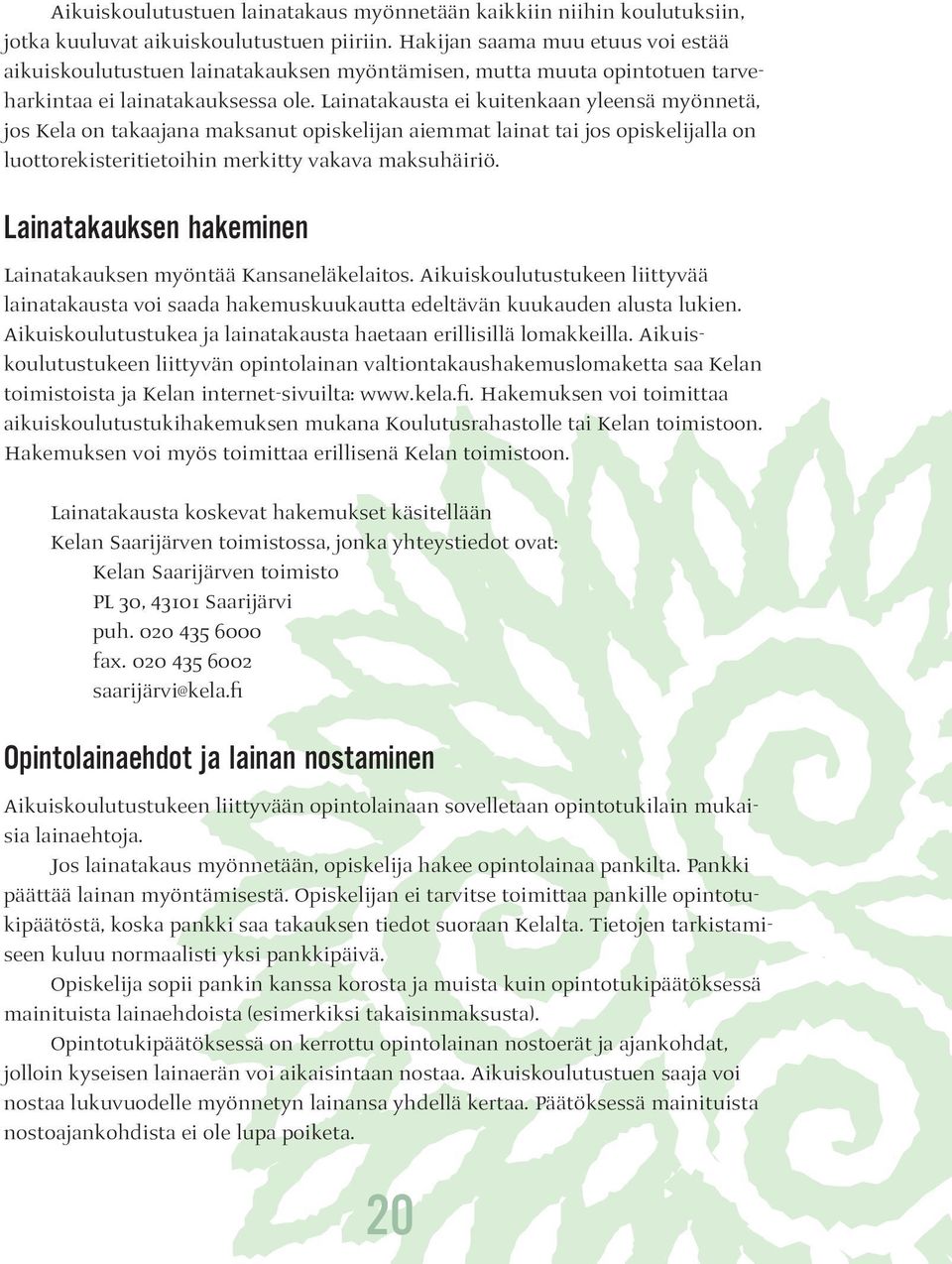 AIKUISKOULUTUSTUKI LYHYESTI - PDF Ilmainen lataus