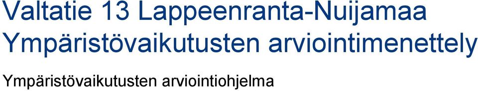 Ympäristövaikutusten