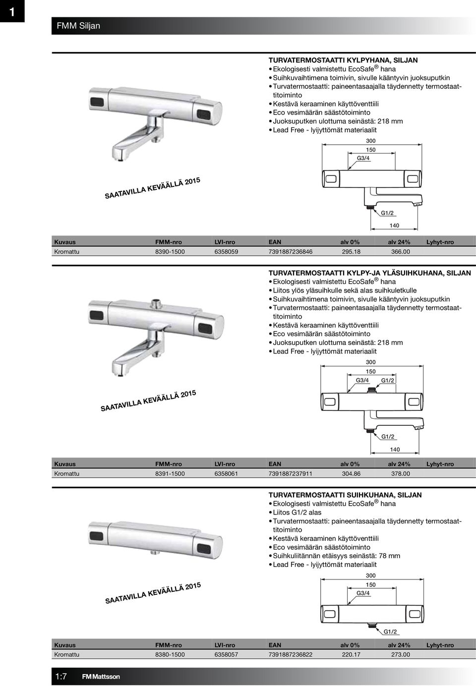 G1/2 140 Kromattu 8390-1500 6358059 7391887236846 295.18 366.