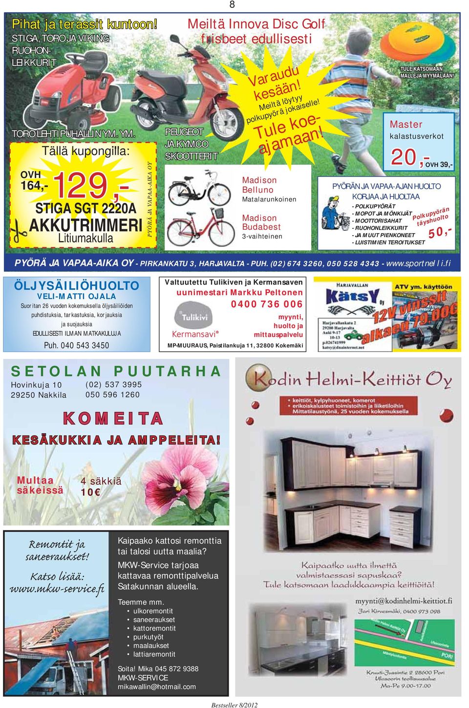 Meiltä löytyy polkupyörä jokaiselle!