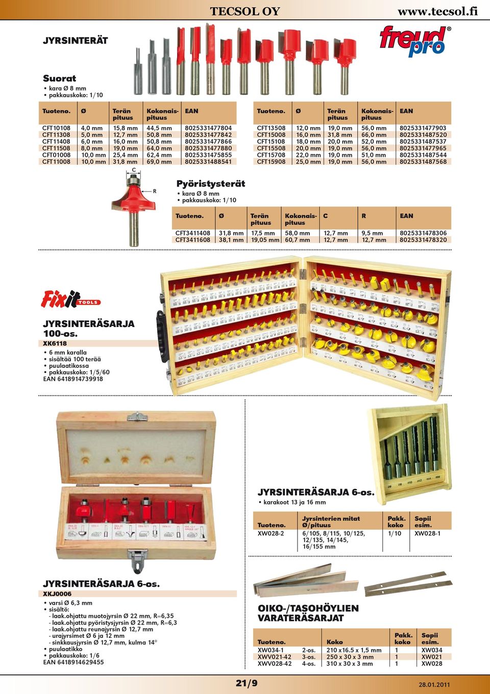 CFT13508 12,0 mm 19,0 mm 56,0 mm 8025331477903 CFT15008 16,0 mm 31,8 mm 66,0 mm 8025331487520 CFT15108 18,0 mm 20,0 mm 52,0 mm 8025331487537 CFT15508 20,0 mm 19,0 mm 56,0 mm 8025331477965 CFT15708