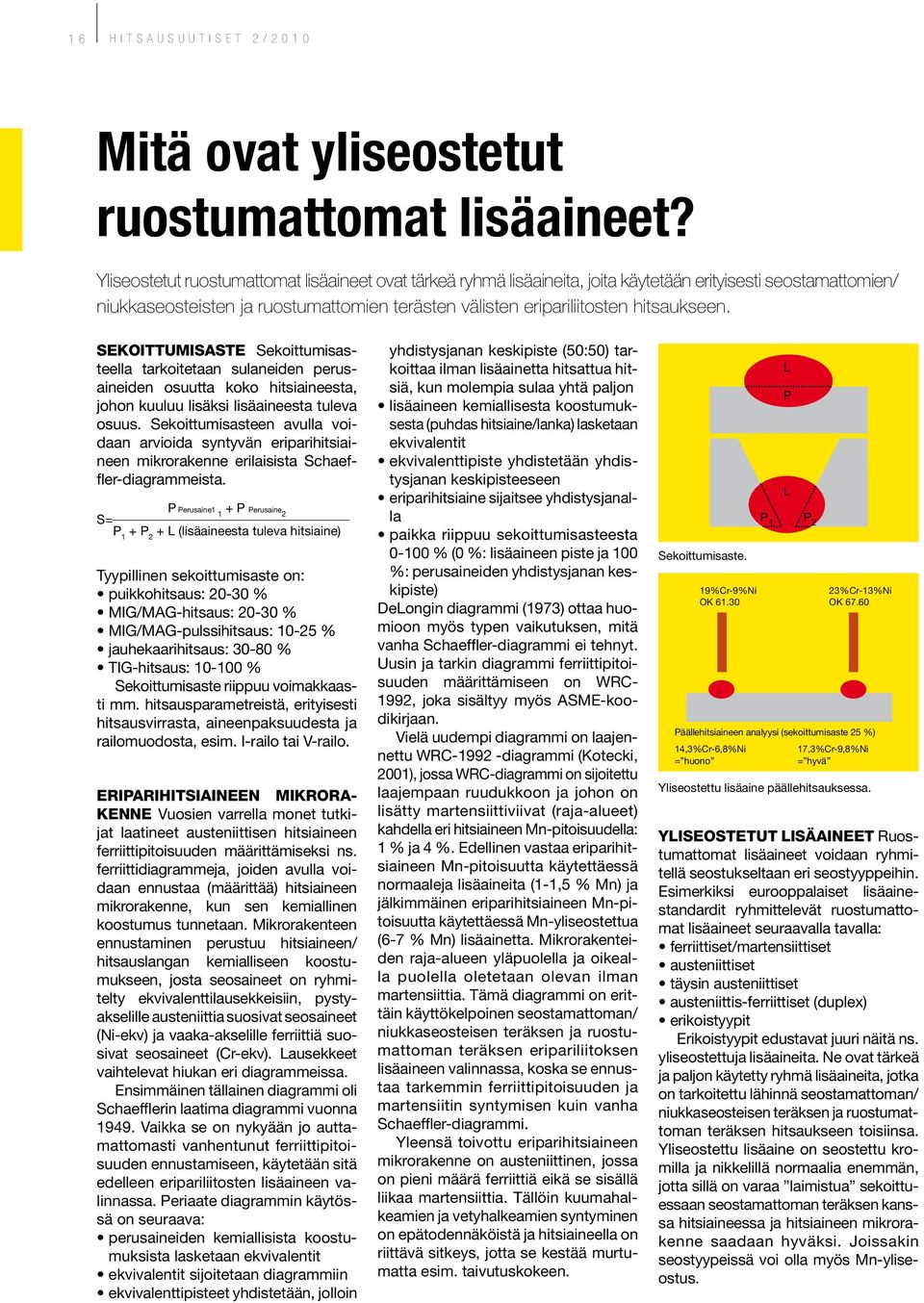 Sekoittumisaste Sekoittumisasteella tarkoitetaan sulaneiden perusaineiden osuutta koko hitsiaineesta, johon kuuluu lisäksi lisäaineesta tuleva osuus.