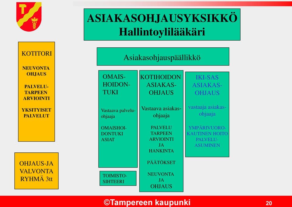 IKI-SAS ASIAKAS- vastaaja asiakasohjaaja OMAISHOI- DONTUKI ASIAT PALVELU TARPEEN ARVIOINTI JA HANKINTA