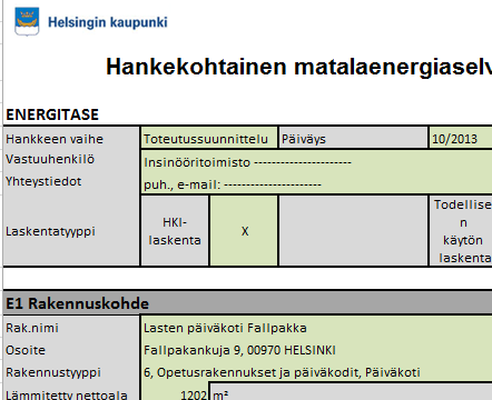 Muut työn alla olevat matalaenergiakohteet mm.: LPK Fallpakka, uudisrakennus, rakentaminen käynnissä, otetaan käyttöön 6/2015 E-luku: 112 kwh/m 2,a Ostoenergia: Lämpö norm.