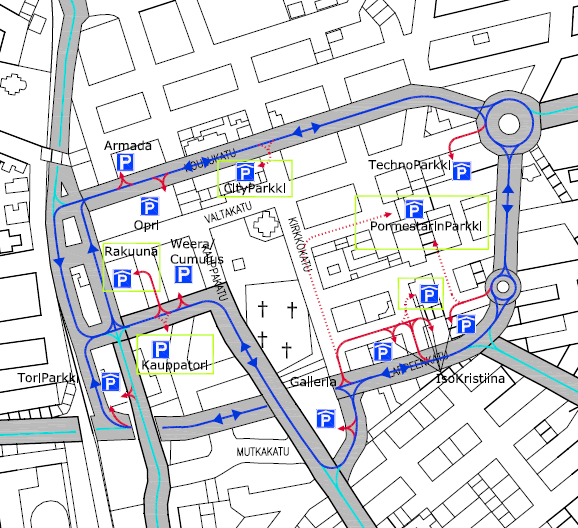 7 4. LAPPEENRANNAN AJANTASAISEN PYSÄKÖINNIN OPASTUS- JÄRJESTELMÄ 4.