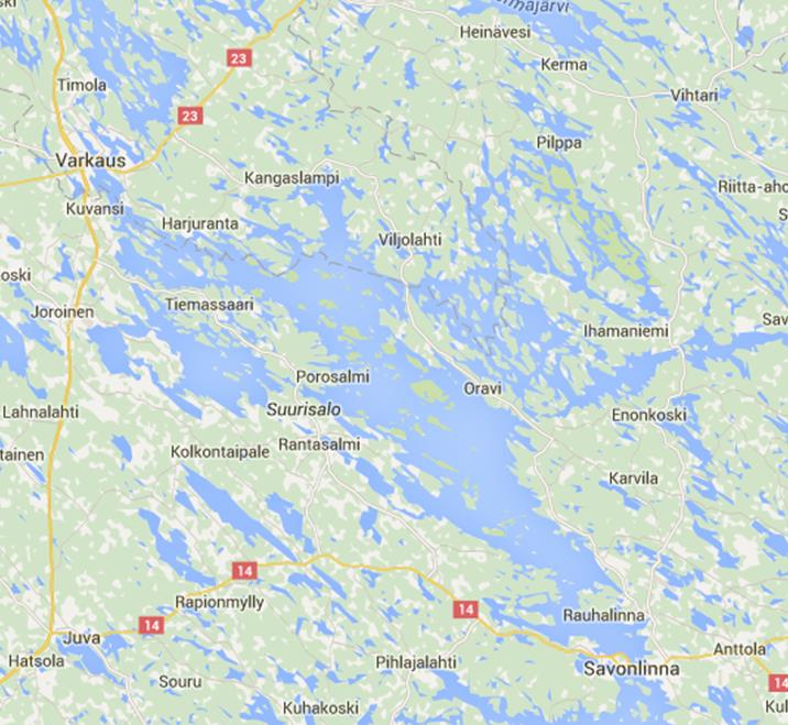 Haukivesi (Etelä-Savo) - Useita muovipäästöjä Varkauden tehtailta (kierrätyskartongin siistauslaitokselta) - Suurin päästö vuonna 2010, jolloin sukeltajat puhdistivat vesistön pohjaa ja rantoja -