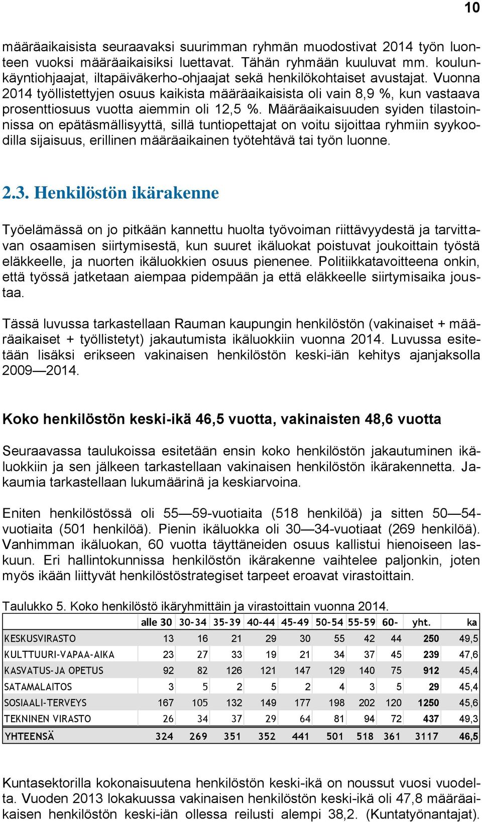 Vuonna 2014 työllistettyjen osuus kaikista määräaikaisista oli vain 8,9 %, kun vastaava prosenttiosuus vuotta aiemmin oli 12,5 %.