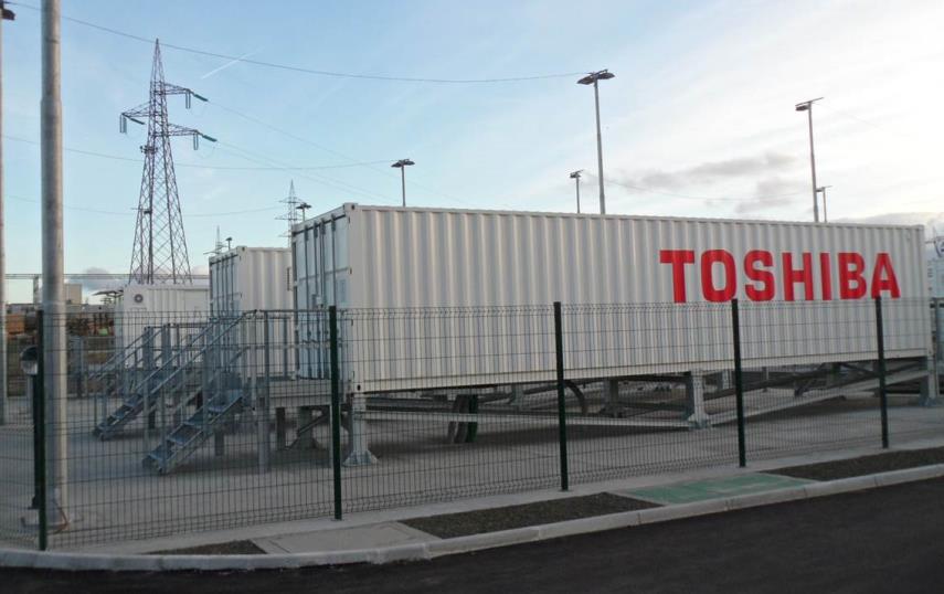 Toshiba BESS for Helen Output of the entire facility: 1.