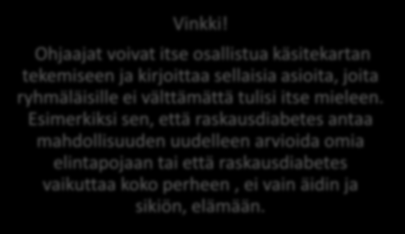 Tämän jälkeen hän heittää kerän eteenpäin ja kyseinen henkilö tekee samoin kuin edelliset.