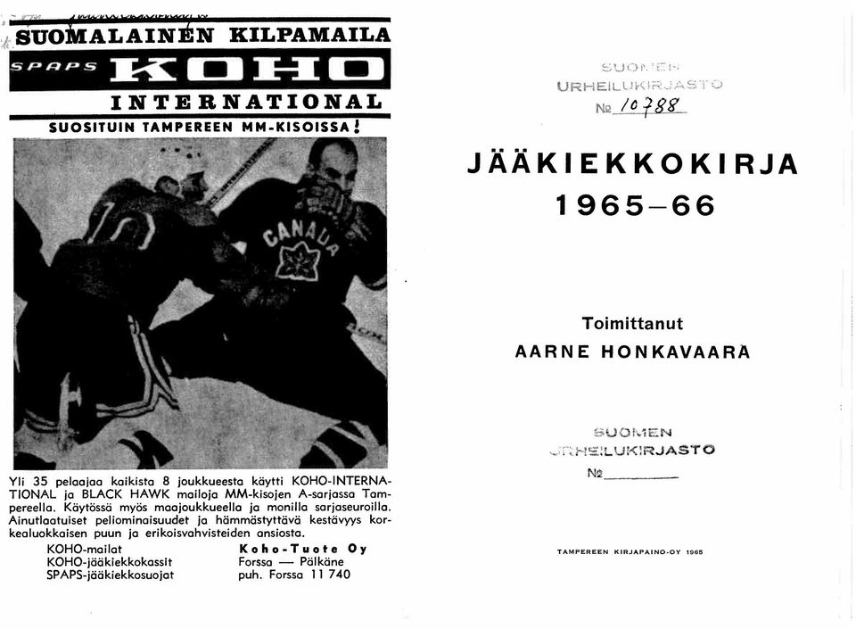 mailoja MM-kisojen A-sarjassa Tampereella, Käytössä myös maajoukkueella ja monilla sarjaseuroilla.