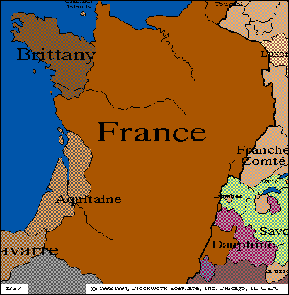Kohti sotaa Edvard tekee homagiumin Akvitanian osalta Filip VI:lle, sitten vetää takaisin Liittolaisia mm.