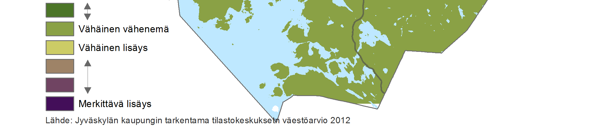 oteen 2030 mennessä suurimman väestökasvun nakoidaan painottuvan 7,0 kilometrin säteelle pungin keskustasta.