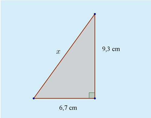 Lasketaan ensin pohjalävistäjän pituus x Pythagoraan lauseella.