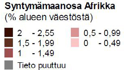 väestöstä postinumeroalueittain pääkaupunkiseudulla (Lähde: Päivänen ym.