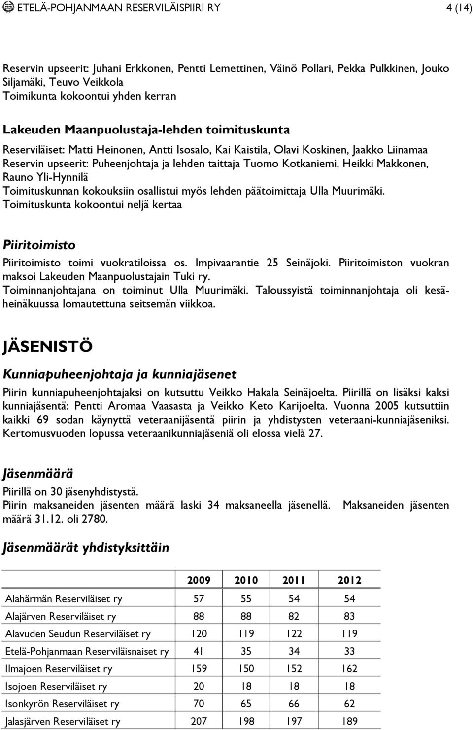 Kotkaniemi, Heikki Makkonen, Rauno Yli-Hynnilä Toimituskunnan kokouksiin osallistui myös lehden päätoimittaja Ulla Muurimäki.