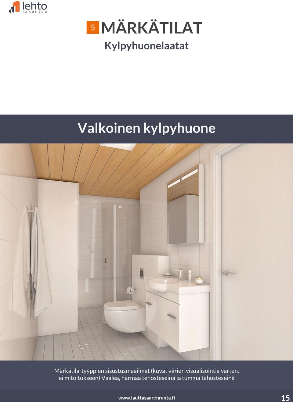 värien visualisointia varten, ei