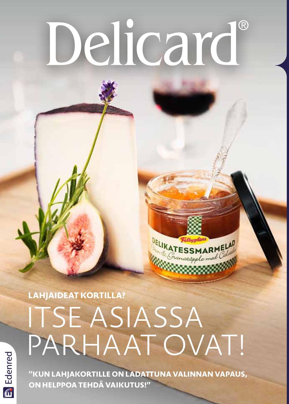 Kun lahjakortille on ladattuna