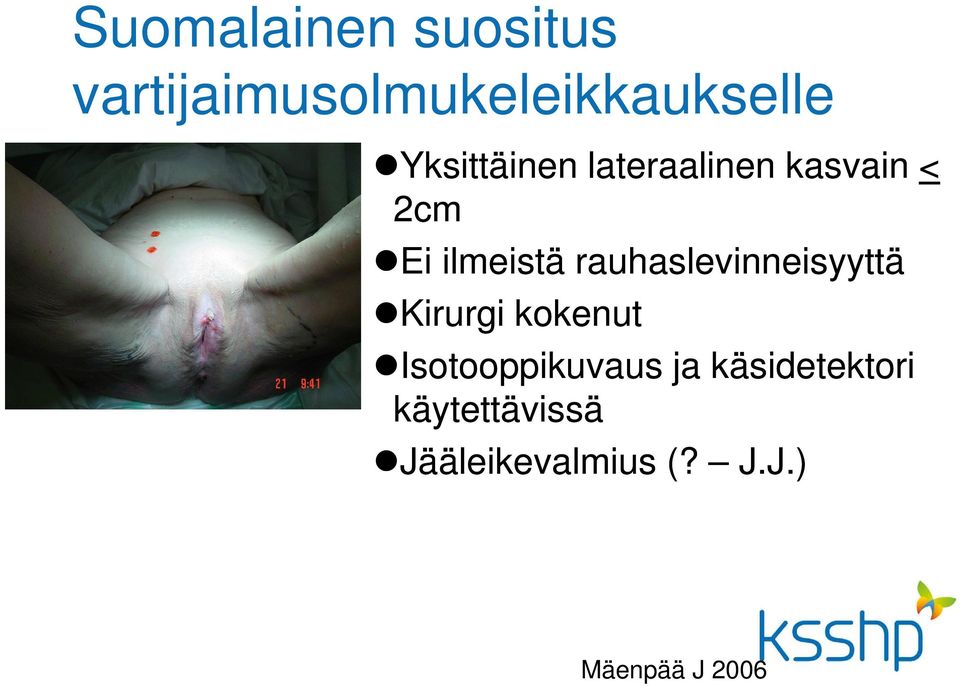 rauhaslevinneisyyttä Kirurgi kokenut Isotooppikuvaus ja