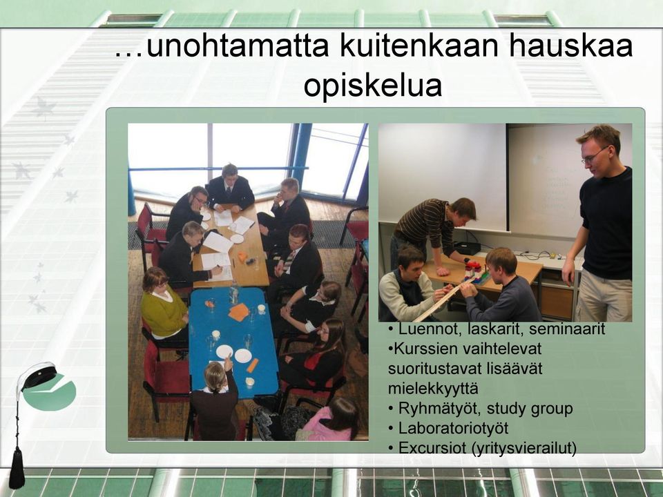 vaihtelevat suoritustavat lisäävät mielekkyyttä