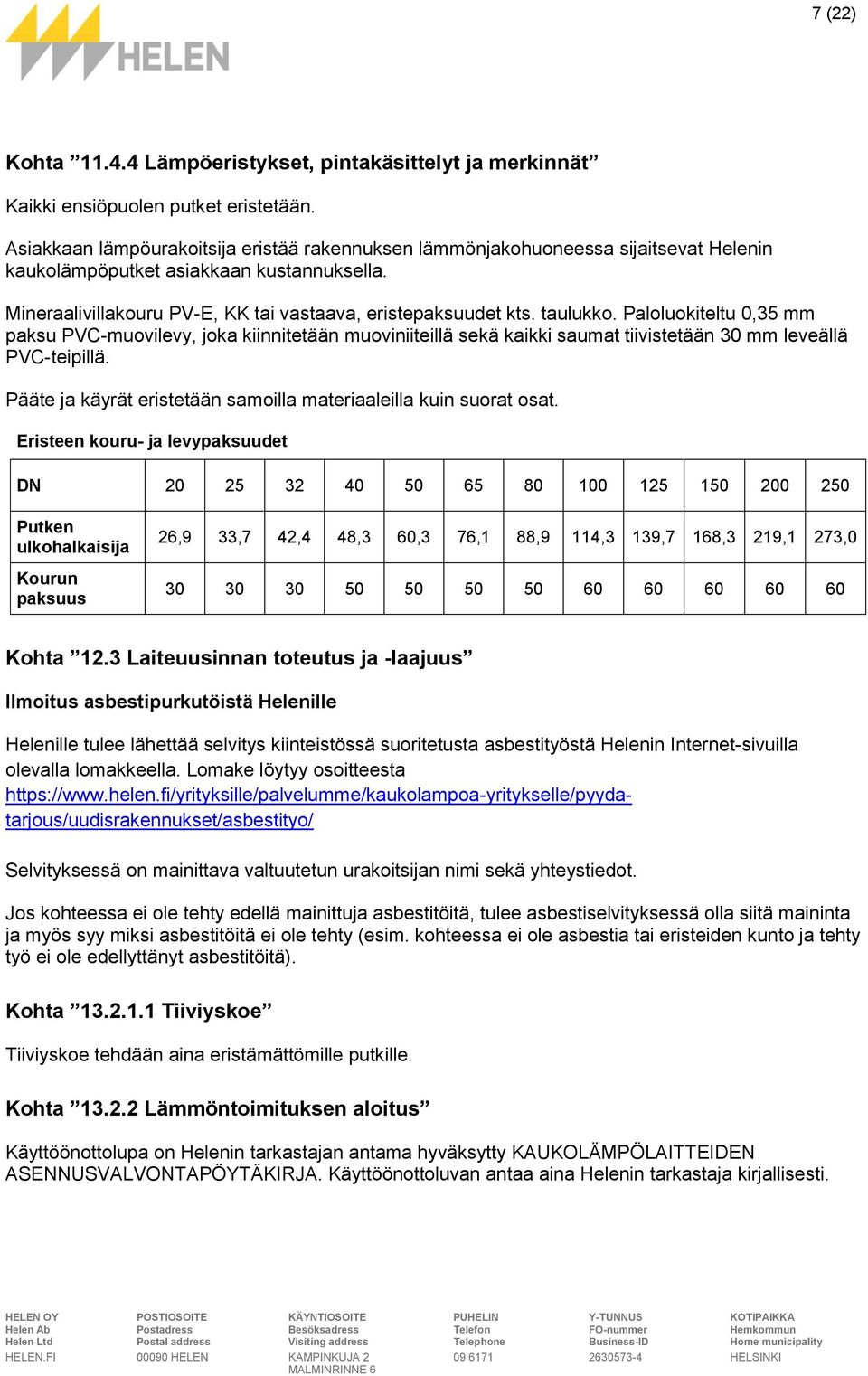 taulukko. Paloluokiteltu 0,35 mm paksu PVC-muovilevy, joka kiinnitetään muoviniiteillä sekä kaikki saumat tiivistetään 30 mm leveällä PVC-teipillä.