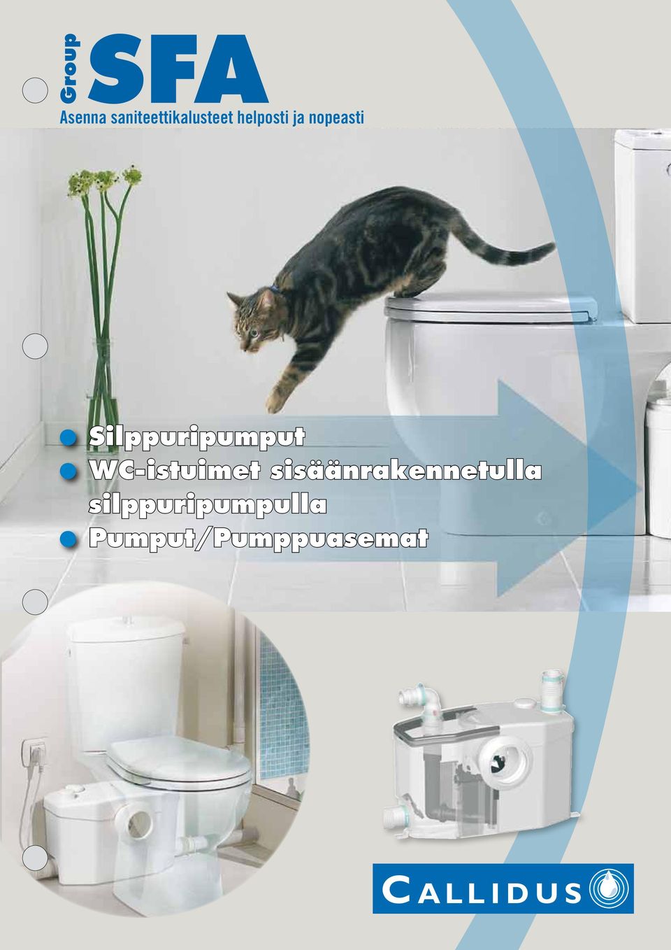 WC-istuimet sisäänrakennetulla