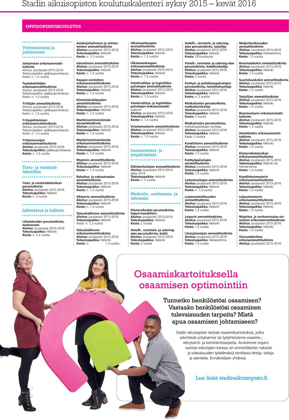 Liiketalouden, merkonomi Kesto: n.