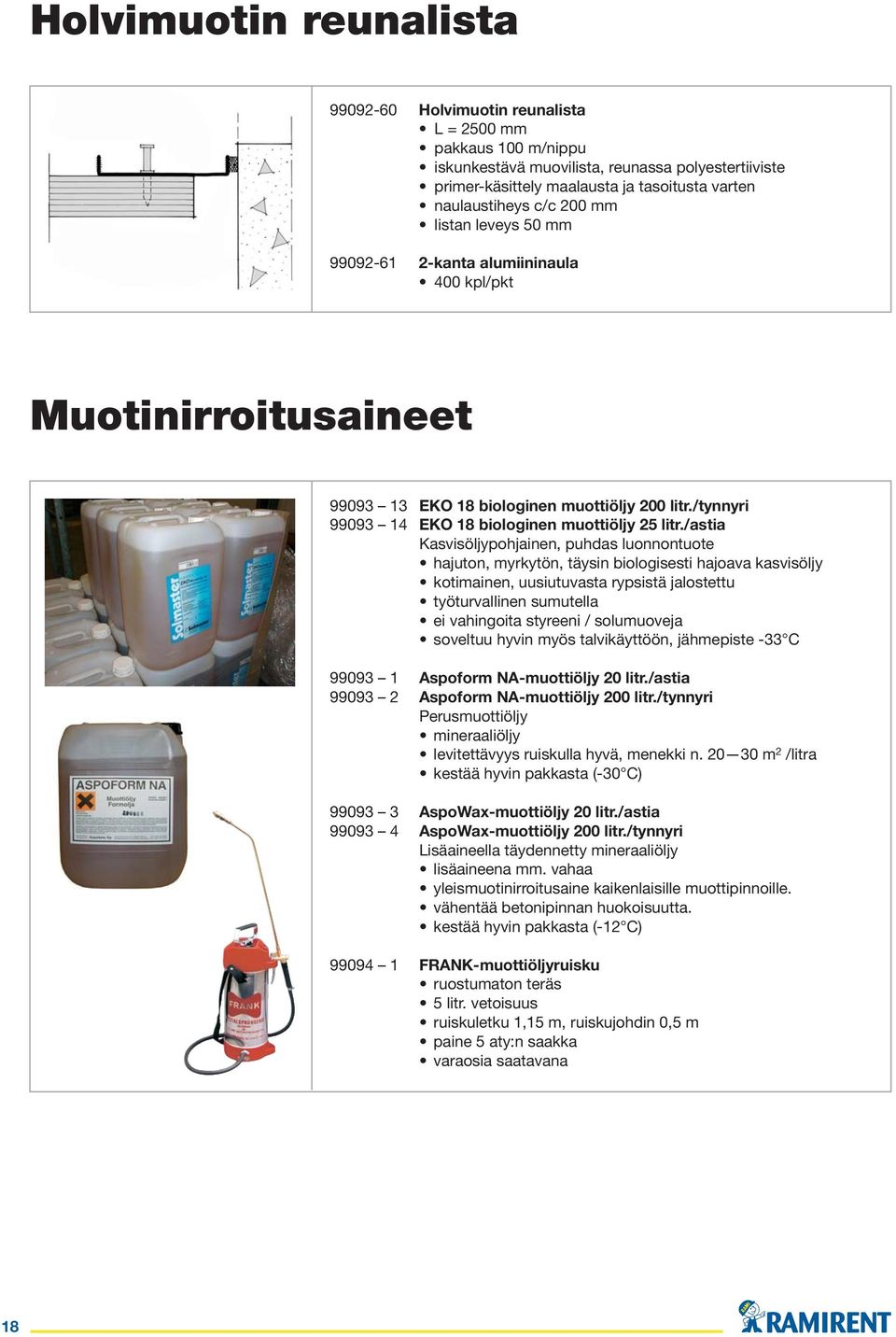 /tynnyri 99093 14 EKO 18 biologinen muottiöljy 25 litr.