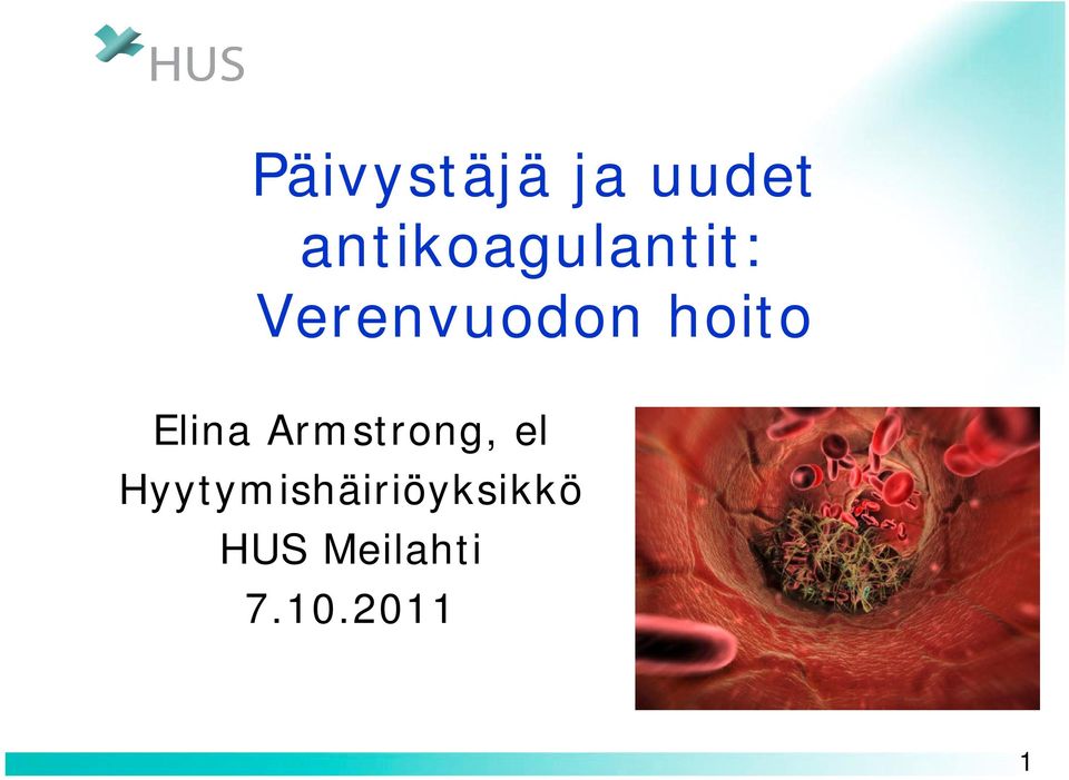 hoito Elina Armstrong, el