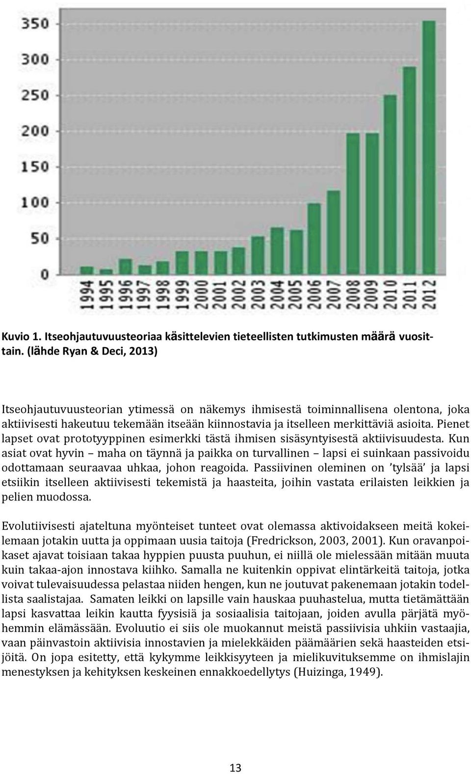 Pienet lapset ovat prototyyppinen esimerkki tästä ihmisen sisäsyntyisestä aktiivisuudesta.