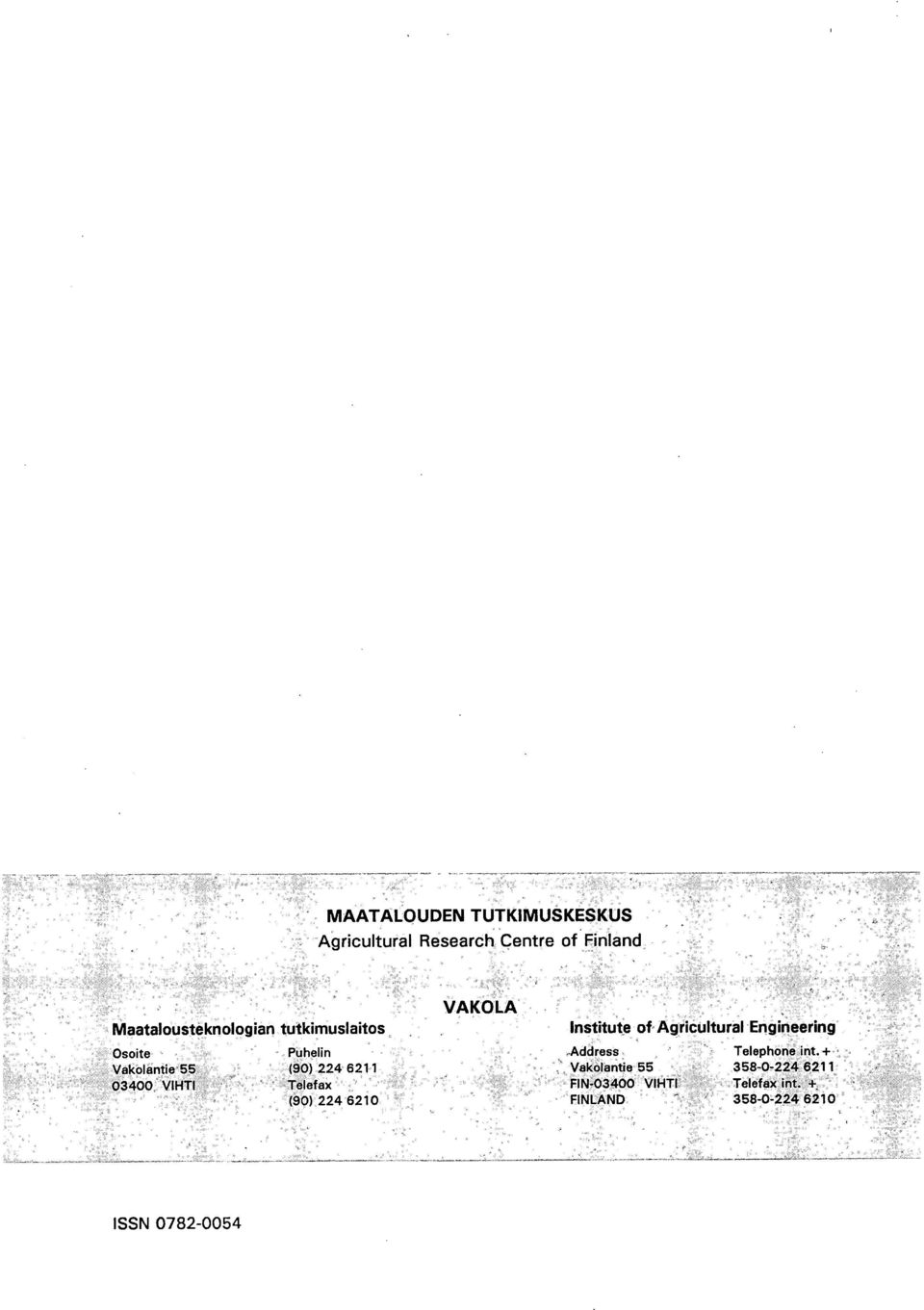 Osoite Puhelin,Address Telephone int.