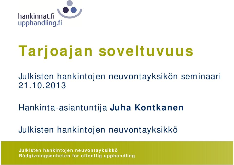 neuvontayksikön seminaari 21.